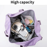 Women Travel Bag Large Capacity Waterproof Multicolor Shoulder Gym Bag