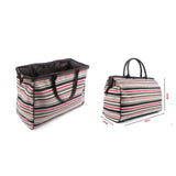 Flower Print Women Travel Bag Large Tote Duffle