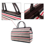 Flower Print Women Travel Bag Large Tote Duffle