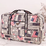Women Floral Print Duffel Bag Waterproof Weekend Luggage Portable Handbag