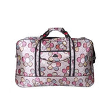 Women Floral Print Duffel Bag Waterproof Weekend Luggage Portable Handbag