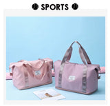 Women Travel Duffel Bag, Large Weekender Carry-on Tote, Gym Workout Bag