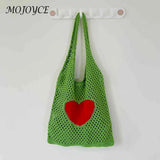 Women Crochet Bag Clutch Knitted Hollow Shoulder Bag