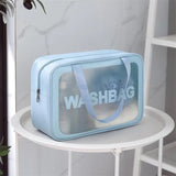 Women Travel Portable PU Cosmetic Bag Large Capacity Waterproof