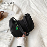 Retro Solid Ladies Handbags Small Shoulder Bags