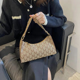 Women Underarm Bag Shoulder Bag Square Shape Short Straps Casual Handbag