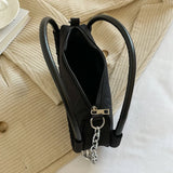 Women Underarm Bags Solid Oxford Cloth Chain Crossbody Shoulder Bag