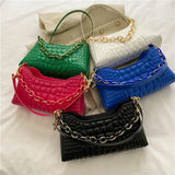 Women Underarm Purses Two Straps 5 Colors Lady Shoulder Handbags