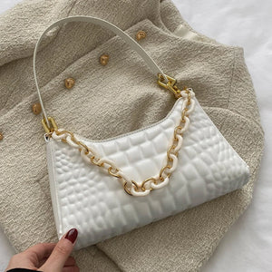 Women Underarm Purses Two Straps 5 Colors Lady Shoulder Handbags