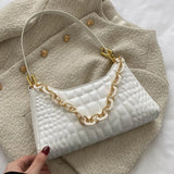 Women Underarm Purses Two Straps 5 Colors Lady Shoulder Handbags