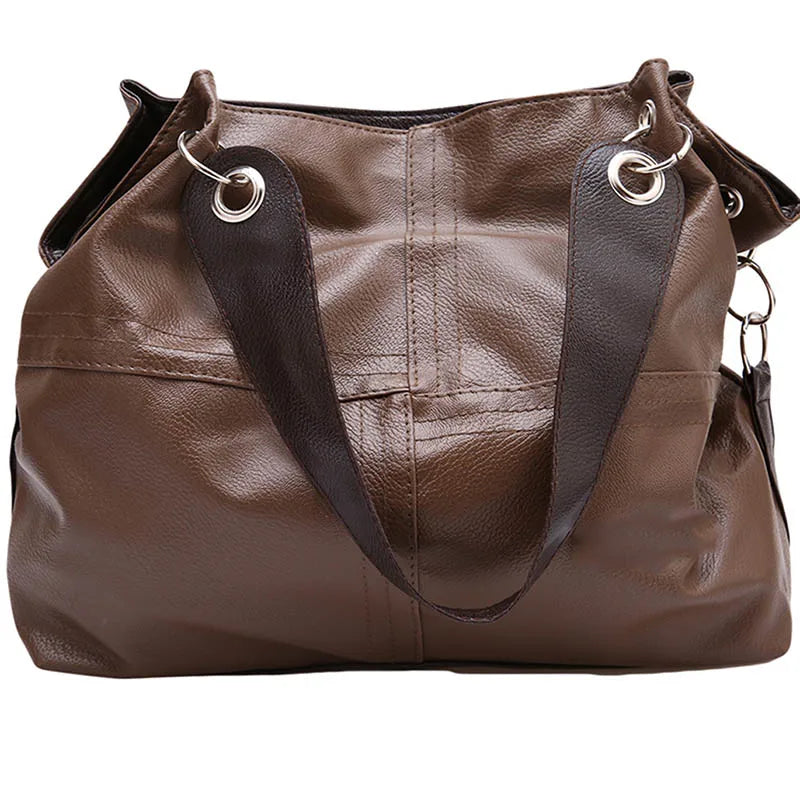 Women Soft PU Leather Handbag Vintage Shoulder Crossbody Bags