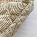 Corduroy Women's Versatile Handbag Soft Tote for Office School