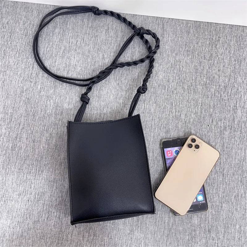 Women Vertical Handbags Pu Leather Shoulder Bag Large Capacity Crossbody Bags