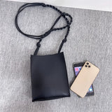 Women Vertical Handbags Pu Leather Shoulder Bag Large Capacity Crossbody Bags