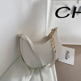 Women Vintage Shoulder Bag Chain Handbag Texture Shopping Bag