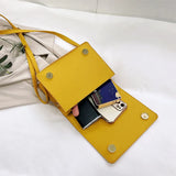 Vintage Checker Shoulder Messenger Bag Thick Chain Top Handle Handbag
