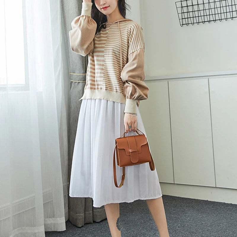 Vintage Small Square Crossbody Bag