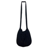 Vintage Knitting Shoulder Bag Crochet Large Capacity Lightweight Tote Crossbody