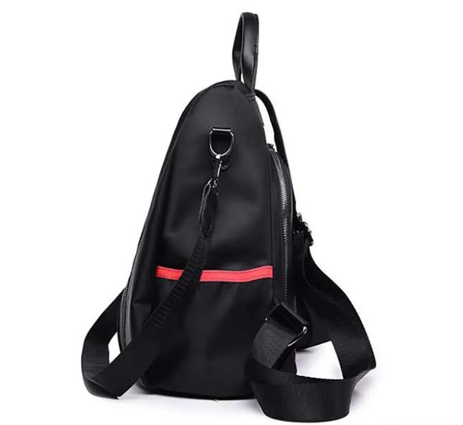 Women Vintage Oxford Cloth Anti-Theft Waterproof Backpack
