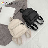 Women Vintage Leather Backpack School Shoulder Bag