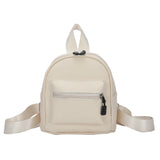 Women Vintage Leather Backpack School Shoulder Bag