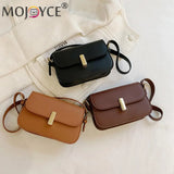 Vintage PU Leather Shoulder Underarm Bag Messenger Handbags Mini Flap Clutches
