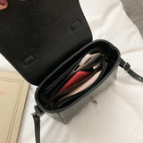 Vintage PU Leather Small Shoulder Bags Ladies Crossbody Flap Handbag
