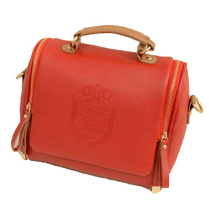 Vintage Printing Crown Shoulder Bag Handbag Inclined Bag