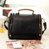 Vintage Printing Crown Shoulder Bag Handbag Inclined Bag