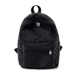 Vintage Corduroy Backpack School Bag