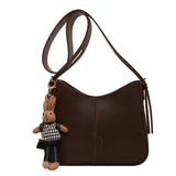 Women Vintage Shoulder Bag with Accessories Casual Hobo for Girl Crossbody Bags