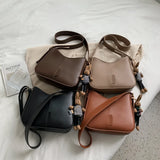 Women Vintage Shoulder Bag with Accessories Casual Hobo for Girl Crossbody Bags