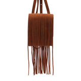 Vintage Tassel Messenger Bag Women Shoulder Small Square Bag