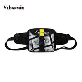 Functional Money Phone Belt Bag Hip Hop Streetwear Chest Bags