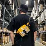 Functional Money Phone Belt Bag Hip Hop Streetwear Chest Bags