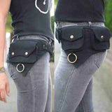 Women Waist Bag for Outdoor Sporting Money Street Hip-Hop Traveling