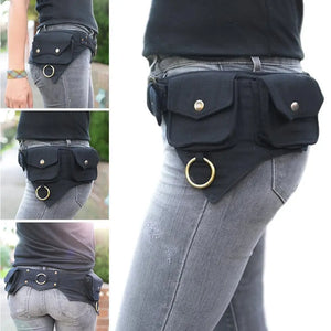 Women Waist Bag Outdoor Travelling Hip-Hop Belt Style Bag
