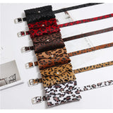 Leopard Print Female Waist Bag - Vintage Style Travel Messenger Belt