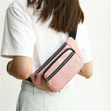 Women Waist Bag Fanny Pack Zipper Chest Bag Female Bag Money Pouch