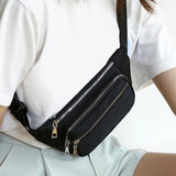 Women Waist Bag Fanny Pack Zipper Chest Bag Female Bag Money Pouch