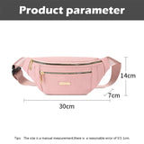 Waist Bag Fanny Pack Zipper Chest Bag for Women