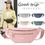 Women Waist Bag Fanny Pack Chest Bag Zipper Closure