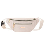 Women Waist Bag Fanny Pack Chest Bag Zipper Closure