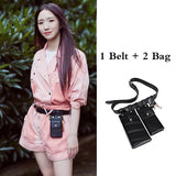 Women Leather Waist Bag Crossbody Chest Fanny Pack