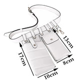 Leather Waist Belt Bag Crossbody Chest Bags Girl Fanny Pack Small Phone Pack