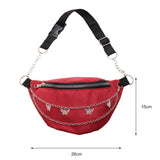 Chain Crossbody Chest Bag Women Butterfly Chain Vintage Wallet Clutch