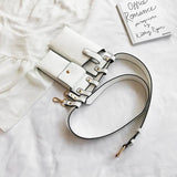 Women Waist Bag Leather Fanny Pack Punk Bum Belt Bag Women Phone Pouch