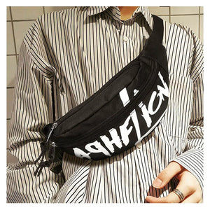 Women Waist Bag Casual Chest Bag Nylon Travel Shoulder Bags Fanny Pack