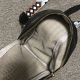 Leopard Print Waist Bag Waterproof Zipper Chest Bag