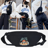 Sushi Print Waist Bag Fanny Packs Crossbody Pack Travel Purse Chest Bag